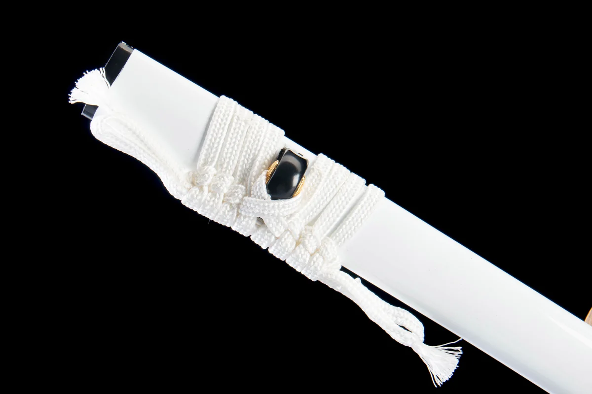 Weißer Reißzahn - Handgeschmiedetes Katana aus 1065 Kohlenstoffstahl - Image 7
