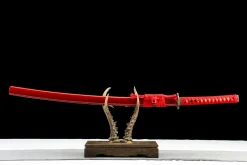Zinnoberklinge - Handgeschmiedetes Katana aus 1065 Kohlenstoffstahl