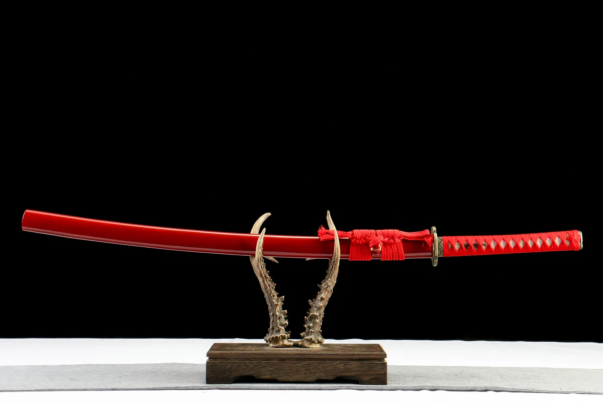 Zinnoberklinge - Handgeschmiedetes Katana aus 1065 Kohlenstoffstahl
