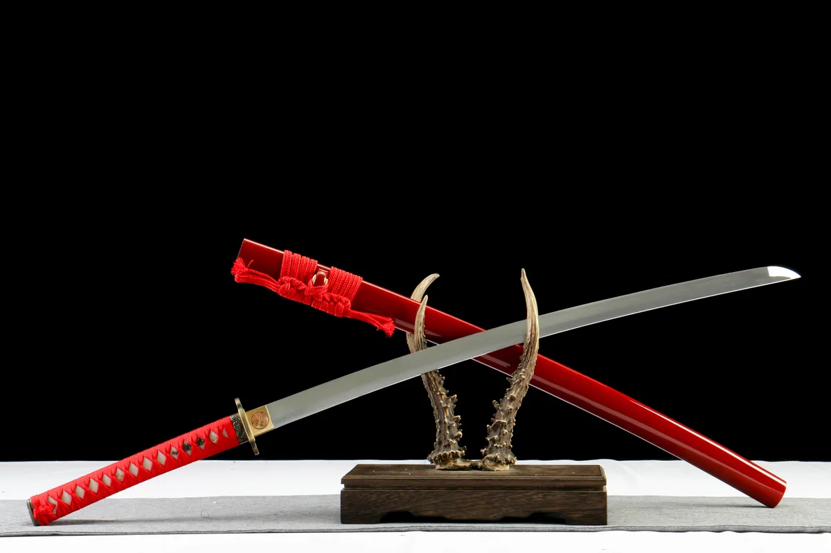 Zinnoberklinge - Handgeschmiedetes Katana aus 1065 Kohlenstoffstahl - Image 6