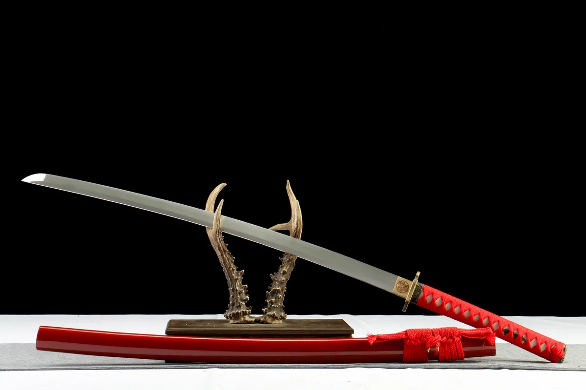 Zinnoberklinge - Handgeschmiedetes Katana aus 1065 Kohlenstoffstahl - Image 7