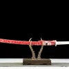 Zürnende Flamme - Handgeschmiedetes Katana aus 1065 Kohlenstoffstahl