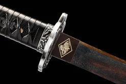 Geschmiedeter Stahl - Handgeschmiedetes Katana aus 1095 Hochkohlenstoffstahl