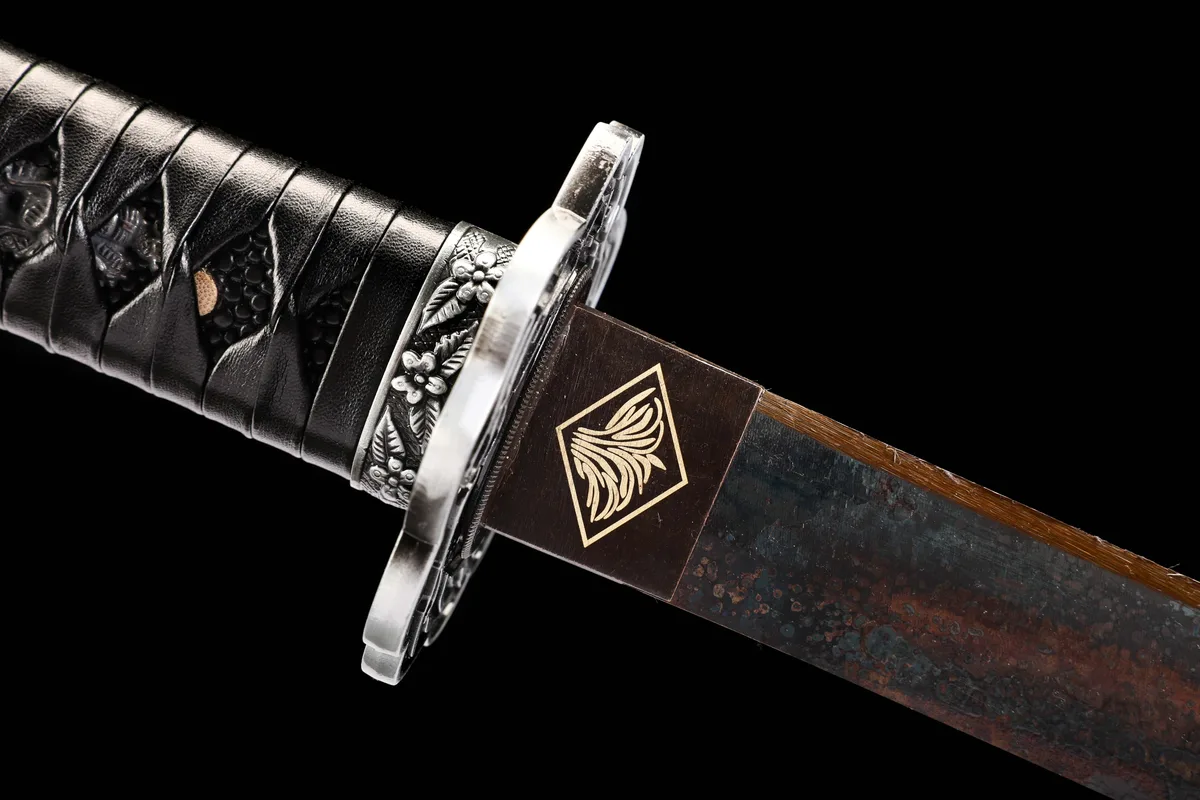 Geschmiedeter Stahl - Handgeschmiedetes Katana aus 1095 Hochkohlenstoffstahl