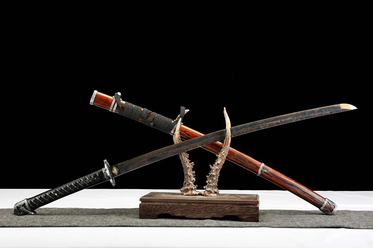 Geschmiedeter Stahl - Handgeschmiedetes Katana aus 1095 Hochkohlenstoffstahl - Image 12