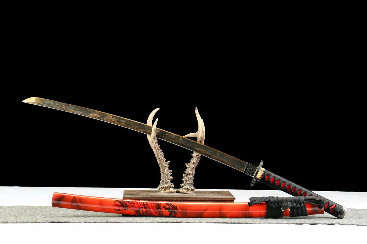 Urchaos - Handgeschmiedetes Katana aus 1095 Hochkohlenstoffstahl - Image 9