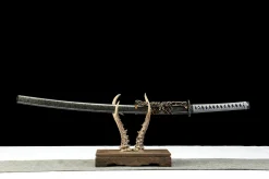 Hohles Blau - Handgeschmiedetes Katana aus 65Mn Spring Steel