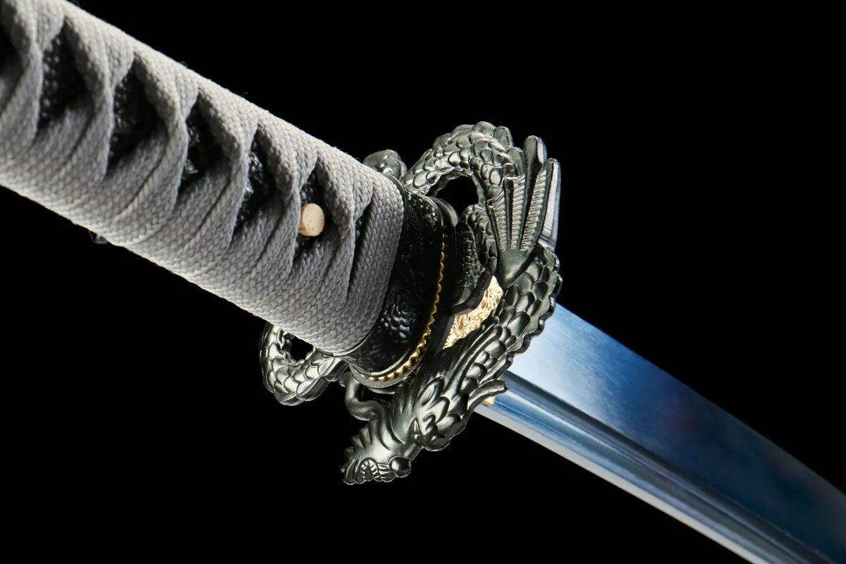 Hohles Blau - Handgeschmiedetes Katana aus 65Mn Spring Steel - Image 2