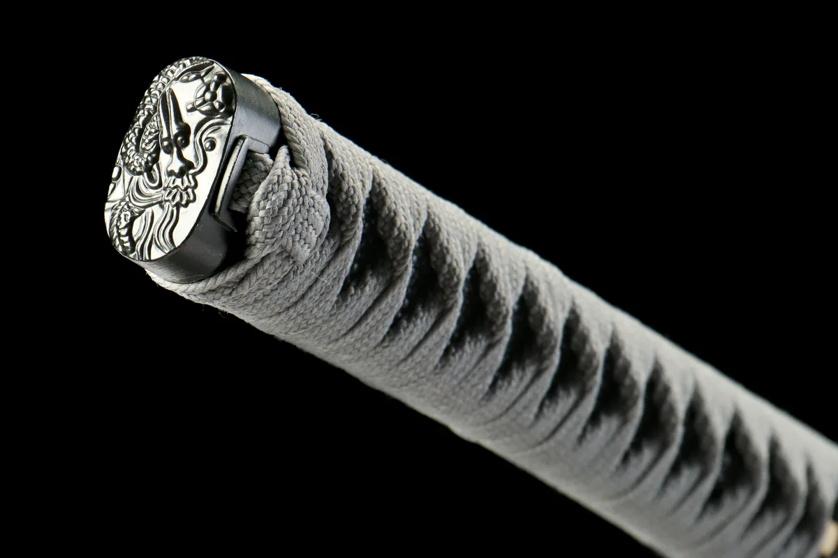 Hohles Blau - Handgeschmiedetes Katana aus 65Mn Spring Steel - Image 12