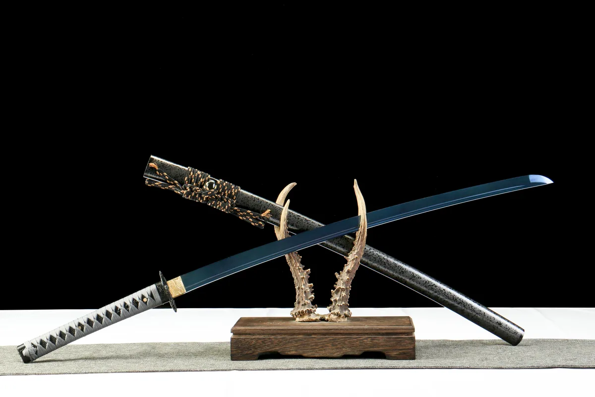 Hohles Blau - Handgeschmiedetes Katana aus 65Mn Spring Steel - Image 9