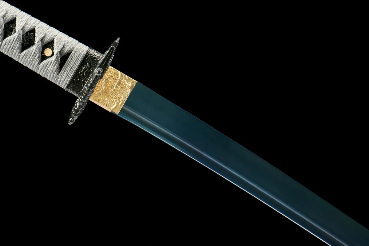 Hohles Blau - Handgeschmiedetes Katana aus 65Mn Spring Steel - Image 7