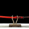 Karmesine Finsternis - Handgeschmiedetes Katana aus 65Mn Spring Steel