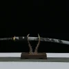 Klinge des Frostreichen Mondes - Handgeschmiedetes Katana aus 65Mn Spring Steel