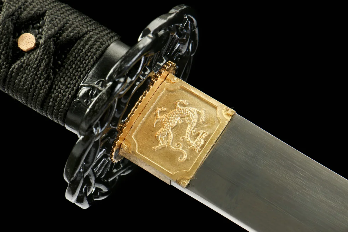 Scharlachroter Phantom - Handgeschmiedetes Katana aus 65Mn Spring Steel - Image 7