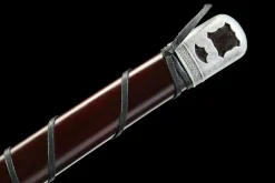 Alternative view of Unsterblicher Hieb (开门) - Handgeschmiedetes Katana aus 65Mn Spring Steel