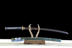Alternative view of Fließendes Licht - Handgeschmiedetes Katana aus Carbon Steel