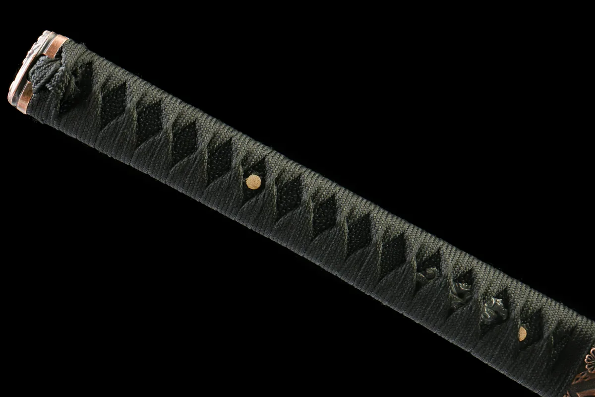 Hieb der Finsteren Nacht - Handgeschmiedetes Katana aus Carbon Steel - Image 8