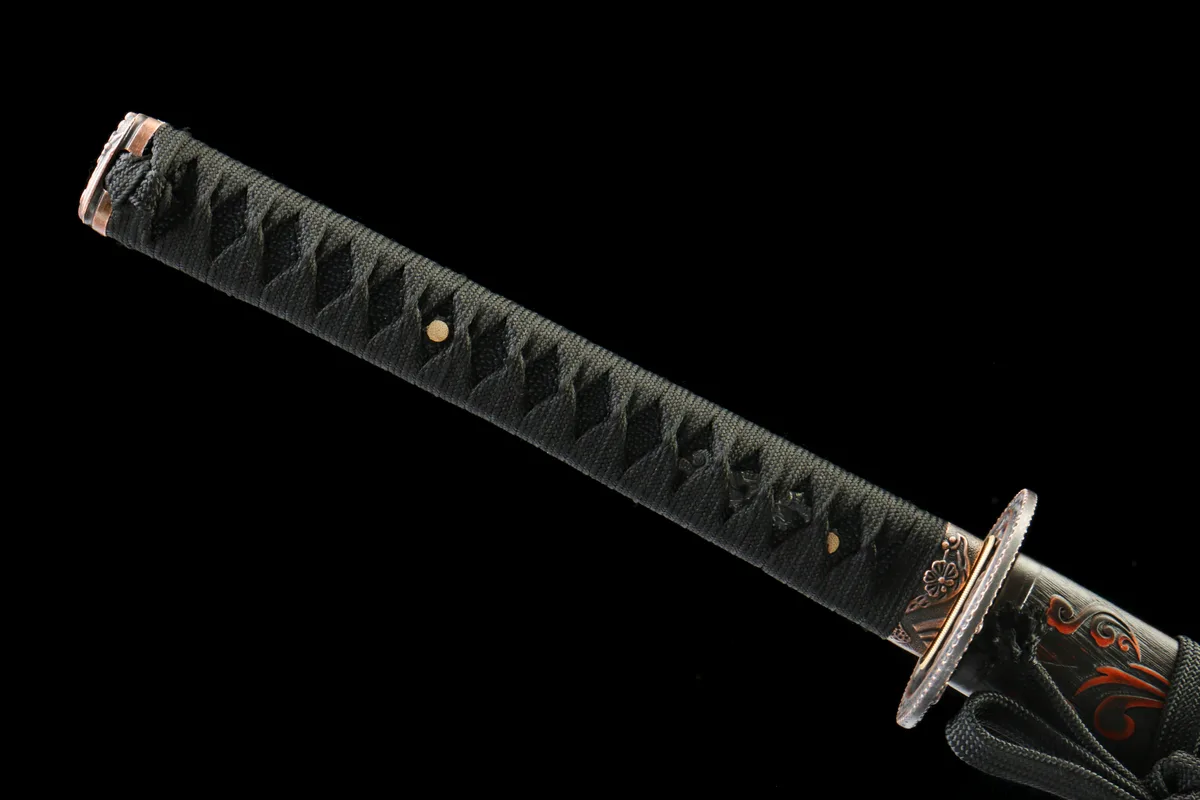 Hieb der Finsteren Nacht - Handgeschmiedetes Katana aus Carbon Steel - Image 4
