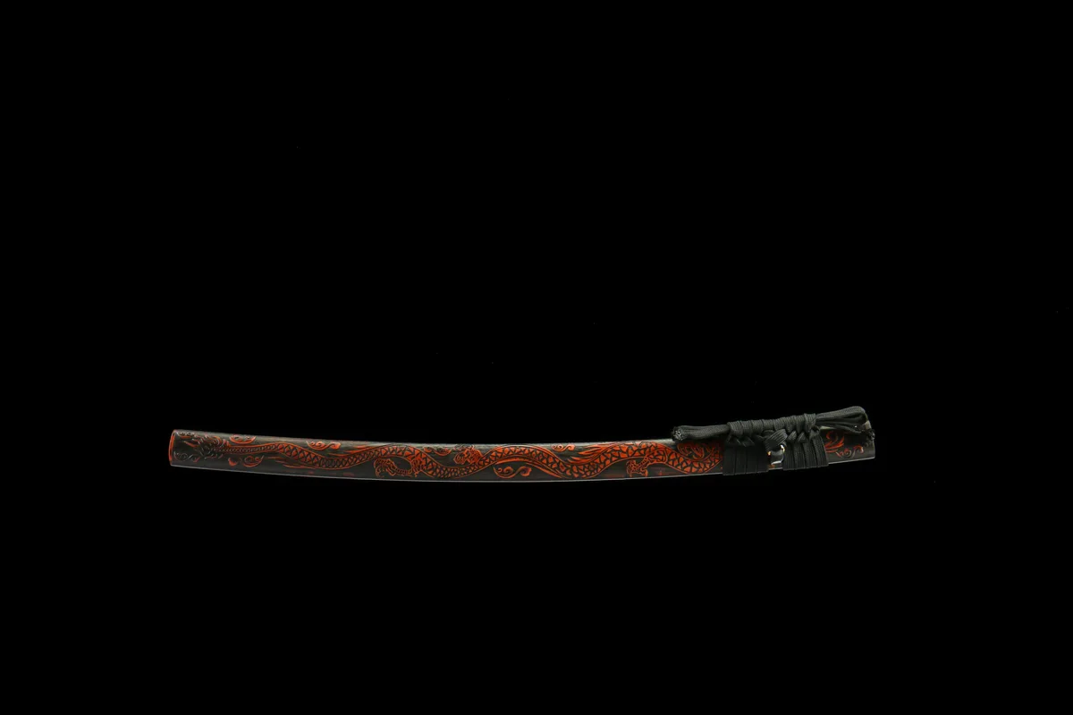 Hieb der Finsteren Nacht - Handgeschmiedetes Katana aus Carbon Steel - Image 11