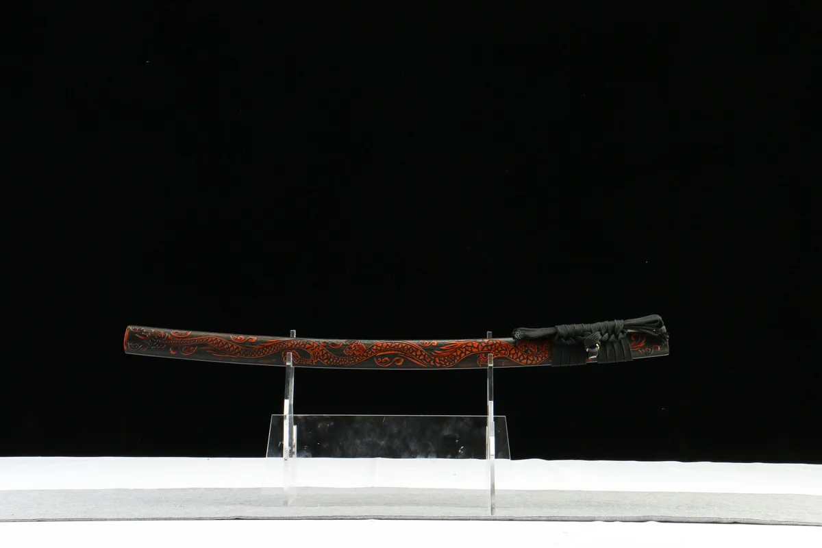 Hieb der Finsteren Nacht - Handgeschmiedetes Katana aus Carbon Steel - Image 15