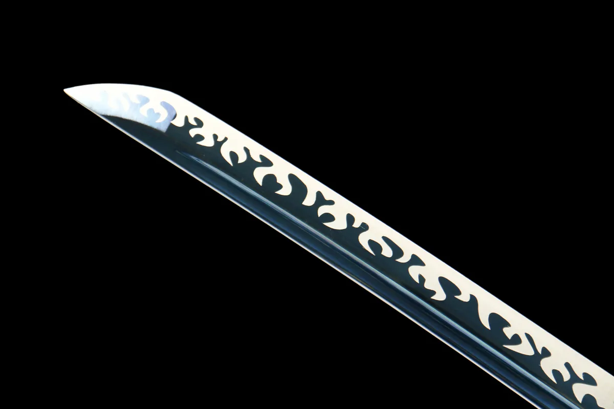 Kältegipfel-Glanz - Handgeschmiedetes Katana aus Carbon Steel - Image 9