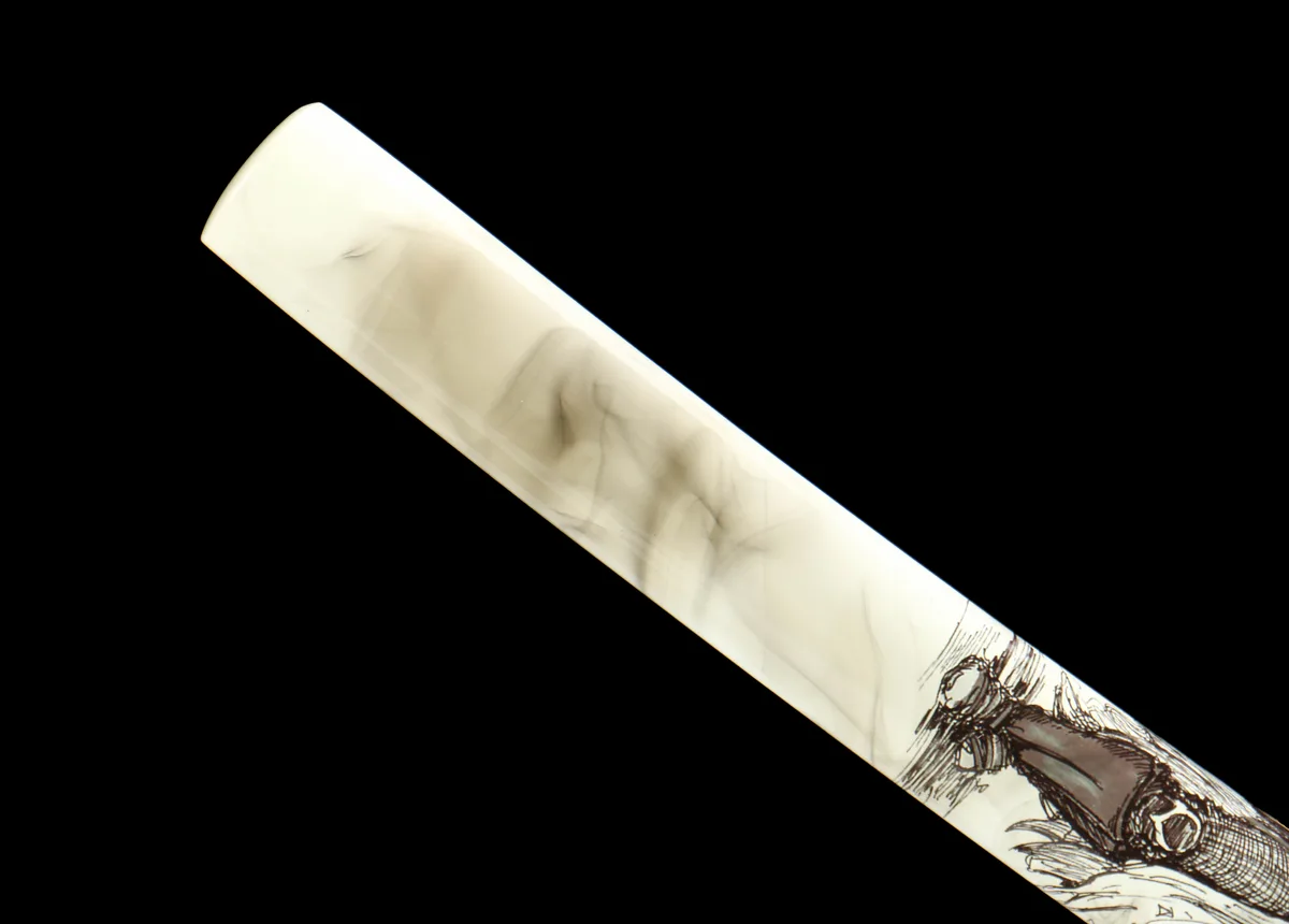 Kältegipfel-Glanz - Handgeschmiedetes Katana aus Carbon Steel - Image 4