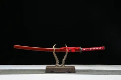 Roter Mond - Handgeschmiedetes Katana aus Carbon Steel