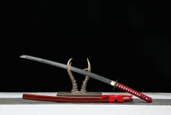 Alternative view of Roter Mond - Handgeschmiedetes Katana aus Carbon Steel