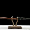 Schwarzer Donner - Handgeschmiedetes Katana aus Ceramic Coated Steel