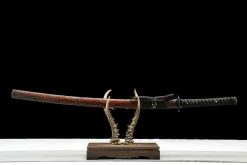 Schwarzer Donner - Handgeschmiedetes Katana aus Ceramic Coated Steel