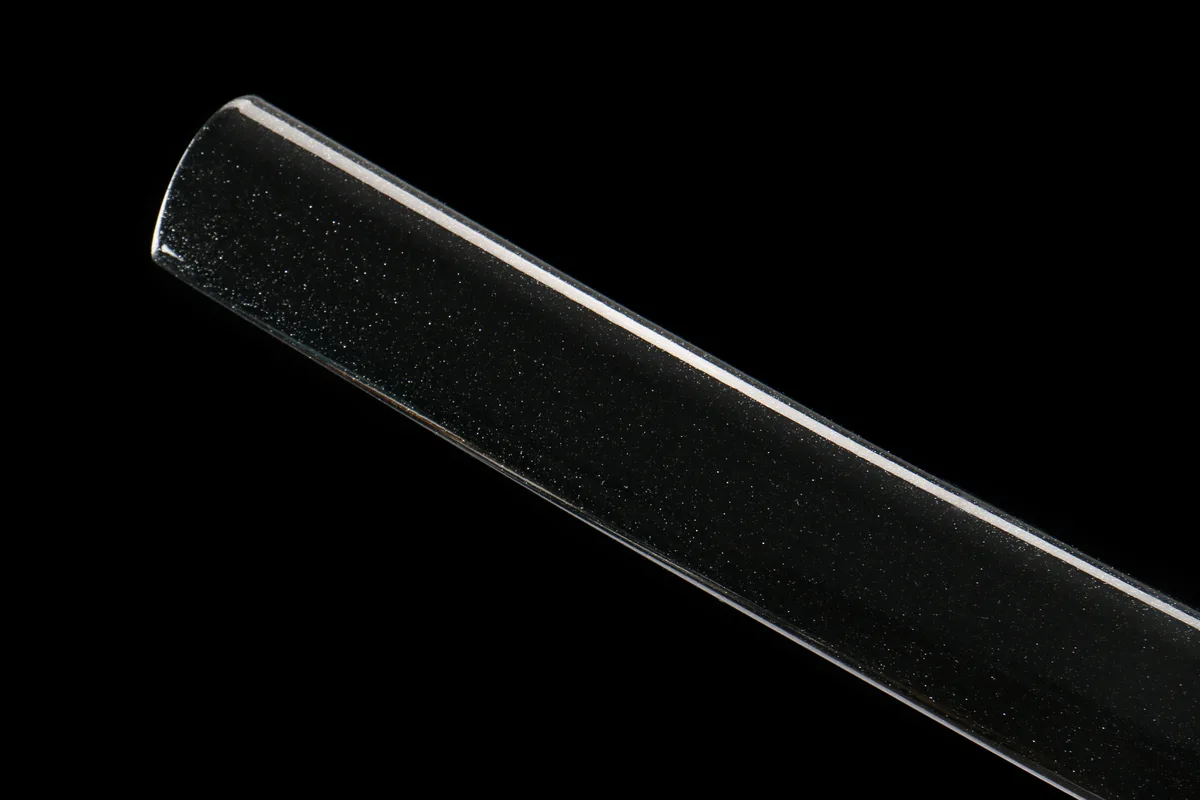 Azurnes Leuchten - Handgeschmiedetes Katana aus Damaskusstahl - Image 4