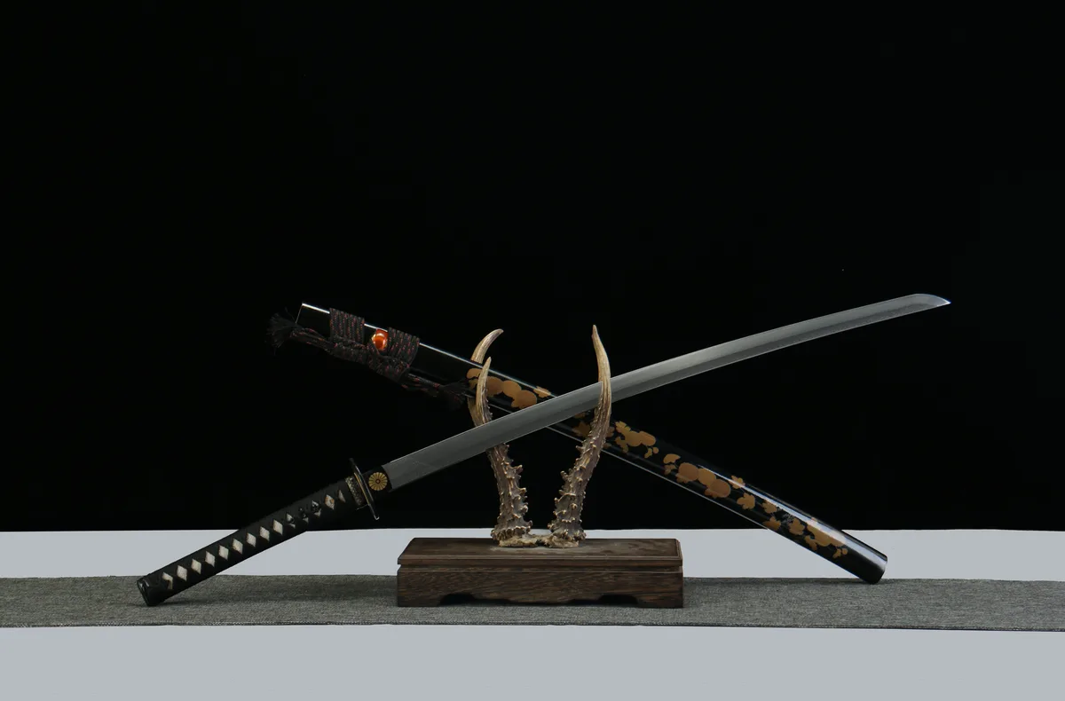 Blütenmond - Handgeschmiedetes Katana aus Damaskusstahl - Image 6