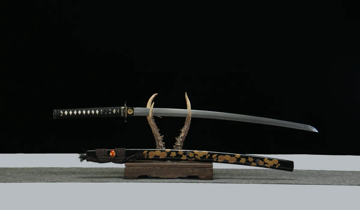 Blütenmond - Handgeschmiedetes Katana aus Damaskusstahl - Image 7