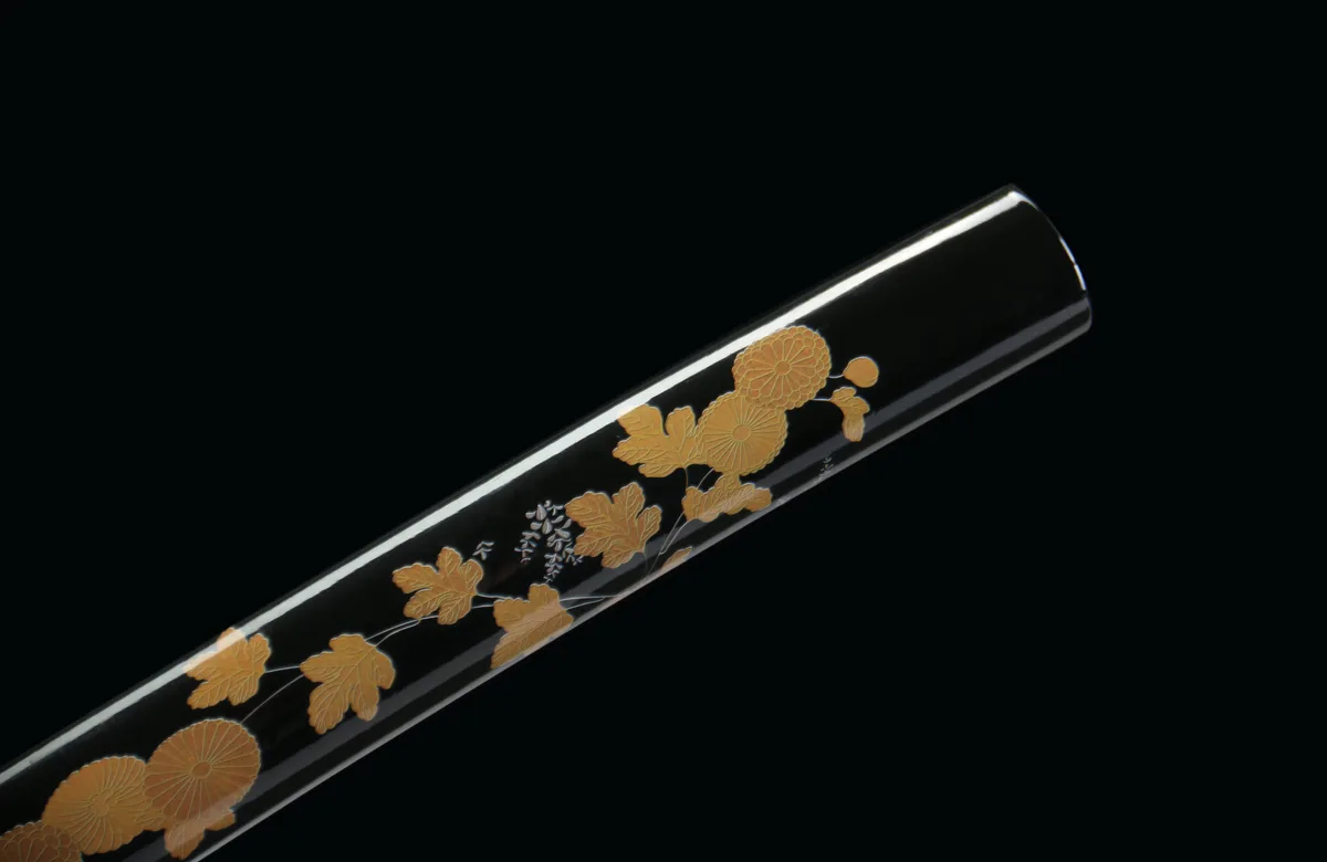Blütenmond - Handgeschmiedetes Katana aus Damaskusstahl - Image 8