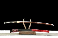 Brokatsonnen - Handgeschmiedetes Katana aus Damaskusstahl
