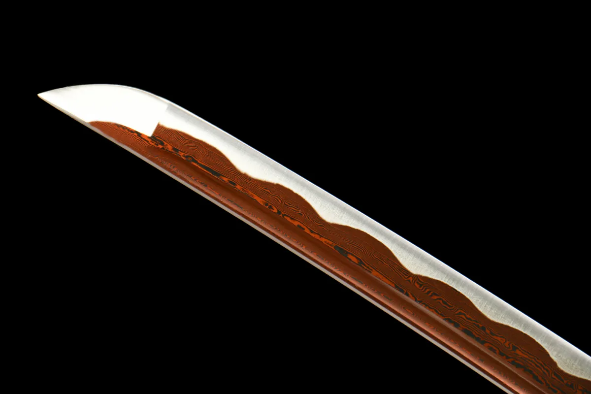 Brokatsonnen - Handgeschmiedetes Katana aus Damaskusstahl - Image 5