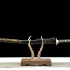 Drachenbernstein - Handgeschmiedetes Katana aus Damaskusstahl