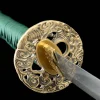 Dunkle Glut - Handgeschmiedetes Katana aus Damaskusstahl