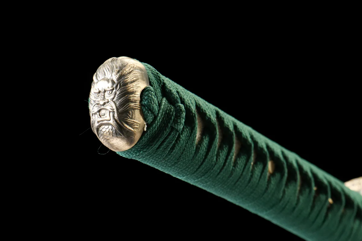 Dunkle Glut - Handgeschmiedetes Katana aus Damaskusstahl - Image 12