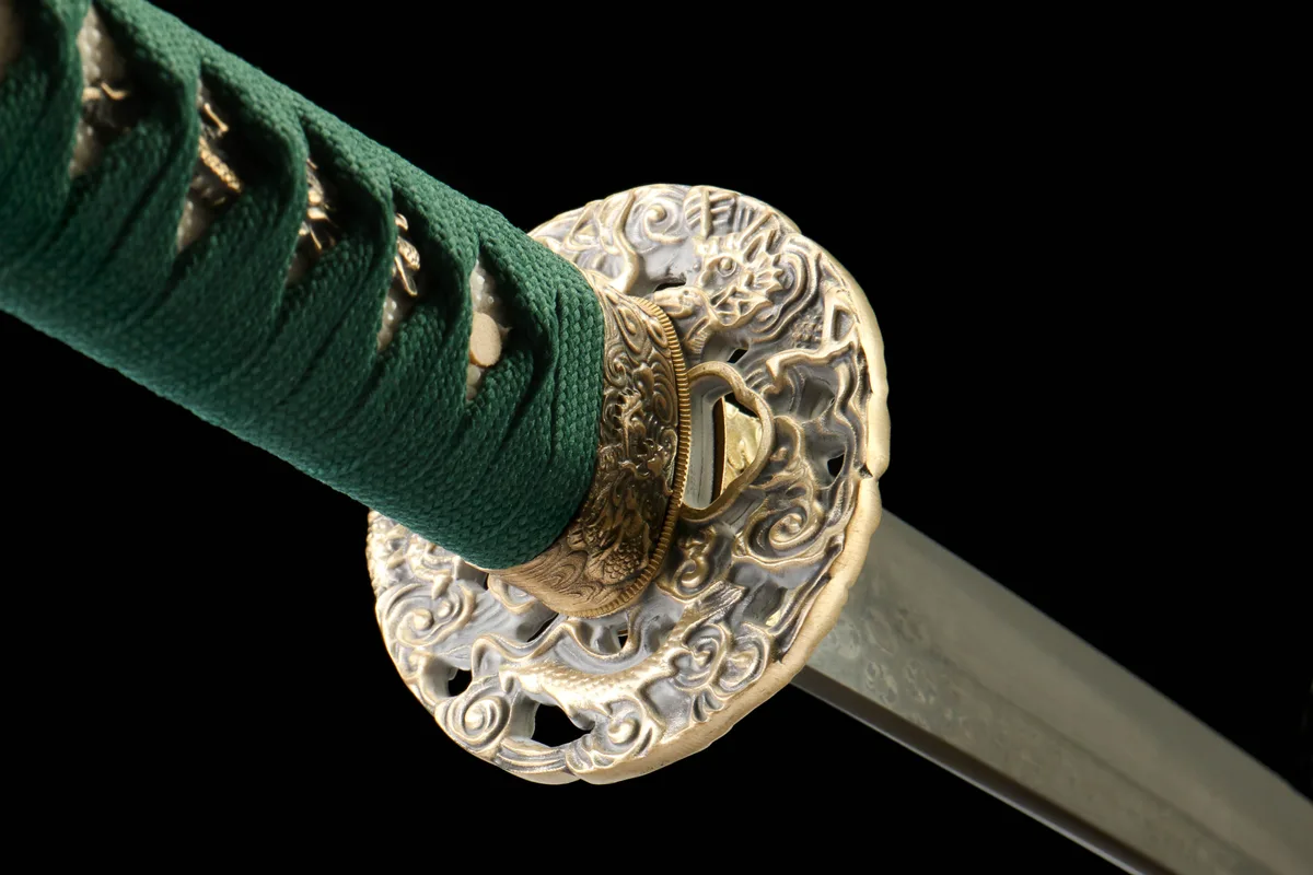 Dunkle Glut - Handgeschmiedetes Katana aus Damaskusstahl - Image 11