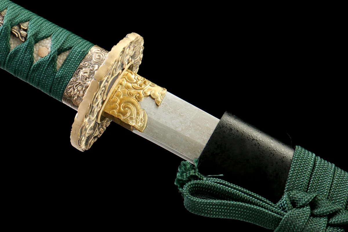 Dunkle Glut - Handgeschmiedetes Katana aus Damaskusstahl - Image 15