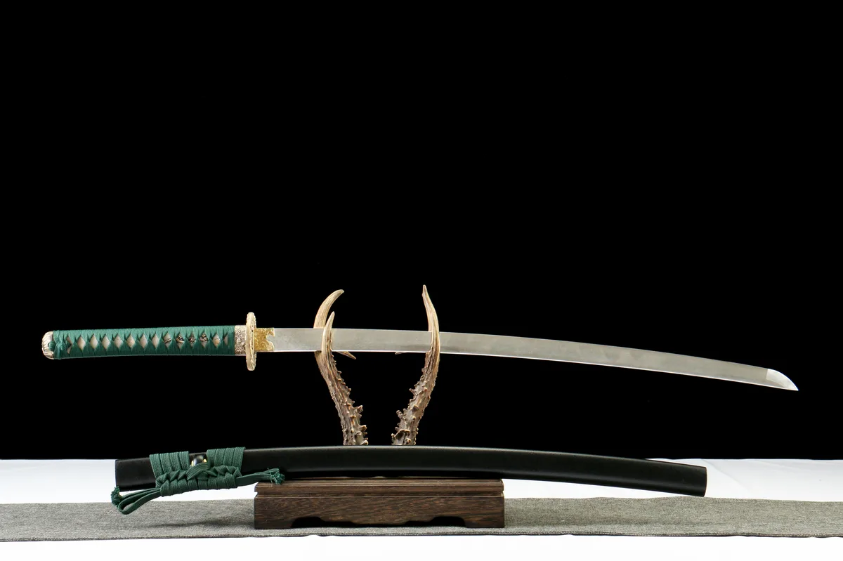 Dunkle Glut - Handgeschmiedetes Katana aus Damaskusstahl - Image 6
