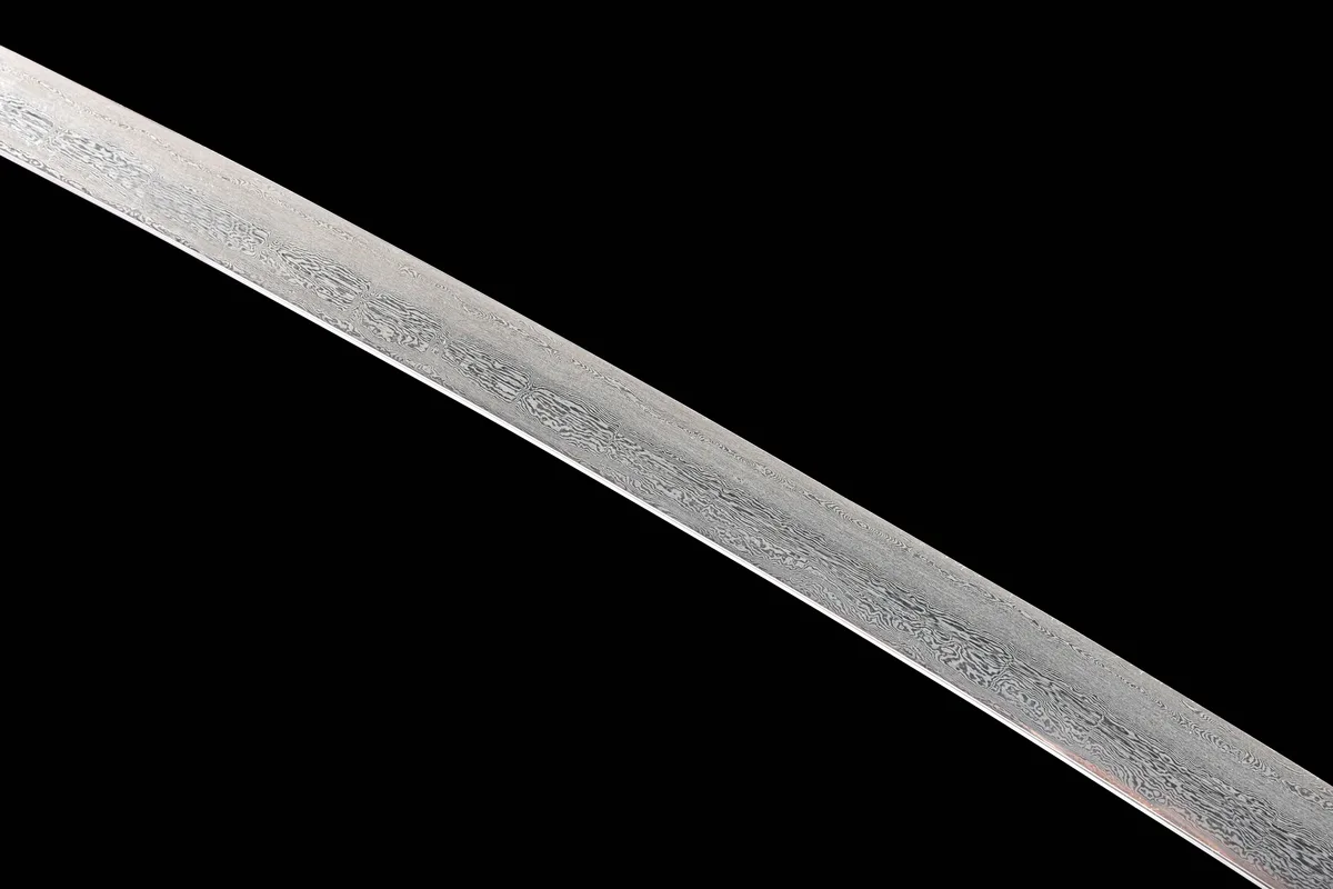 Dunkler Goldschatten-Brecher - Handgeschmiedetes Katana aus Damaskusstahl - Image 6