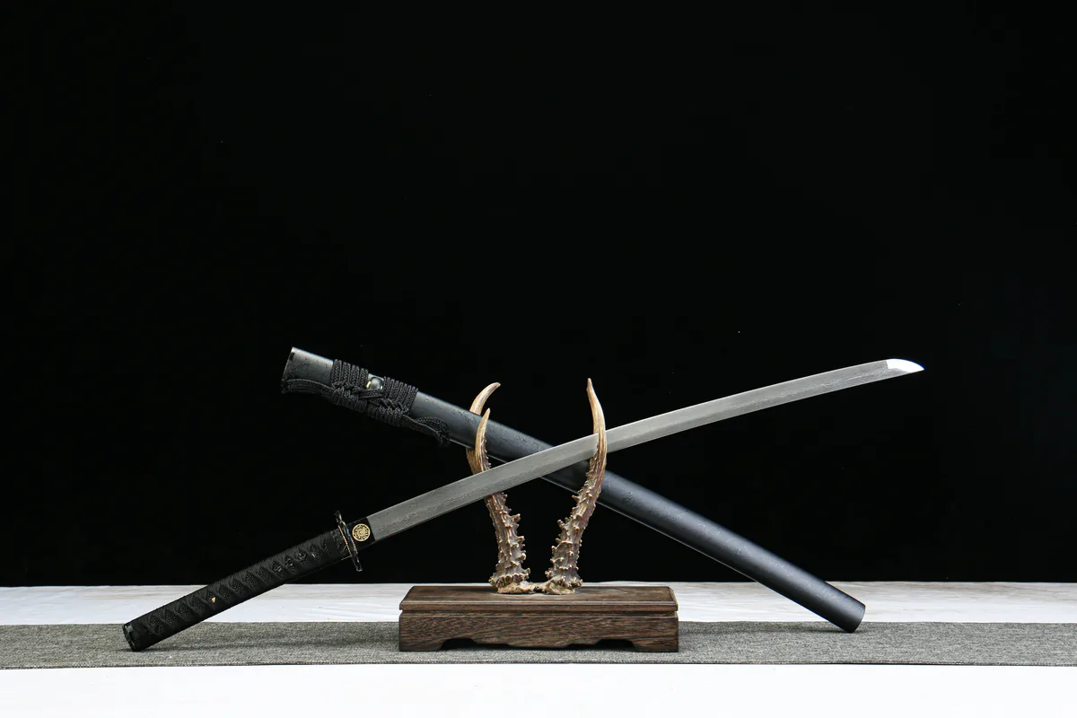 Dunkles Firmament - Handgeschmiedetes Katana aus Damaskusstahl - Image 2