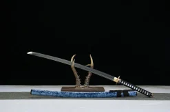 Eisseele - Handgeschmiedetes Katana aus Damaskusstahl