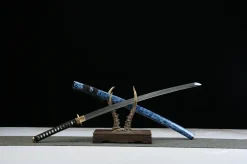 Alternative view of Eisseele - Handgeschmiedetes Katana aus Damaskusstahl