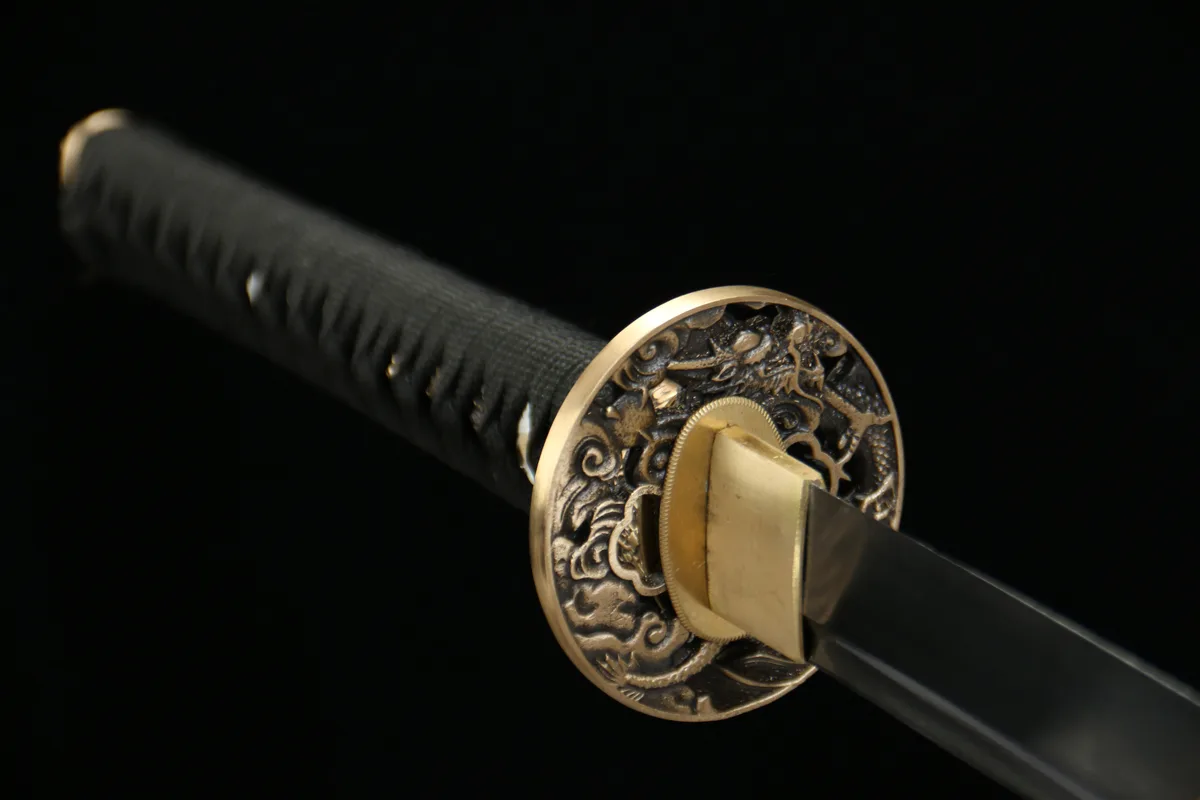 Eisseele - Handgeschmiedetes Katana aus Damaskusstahl - Image 8