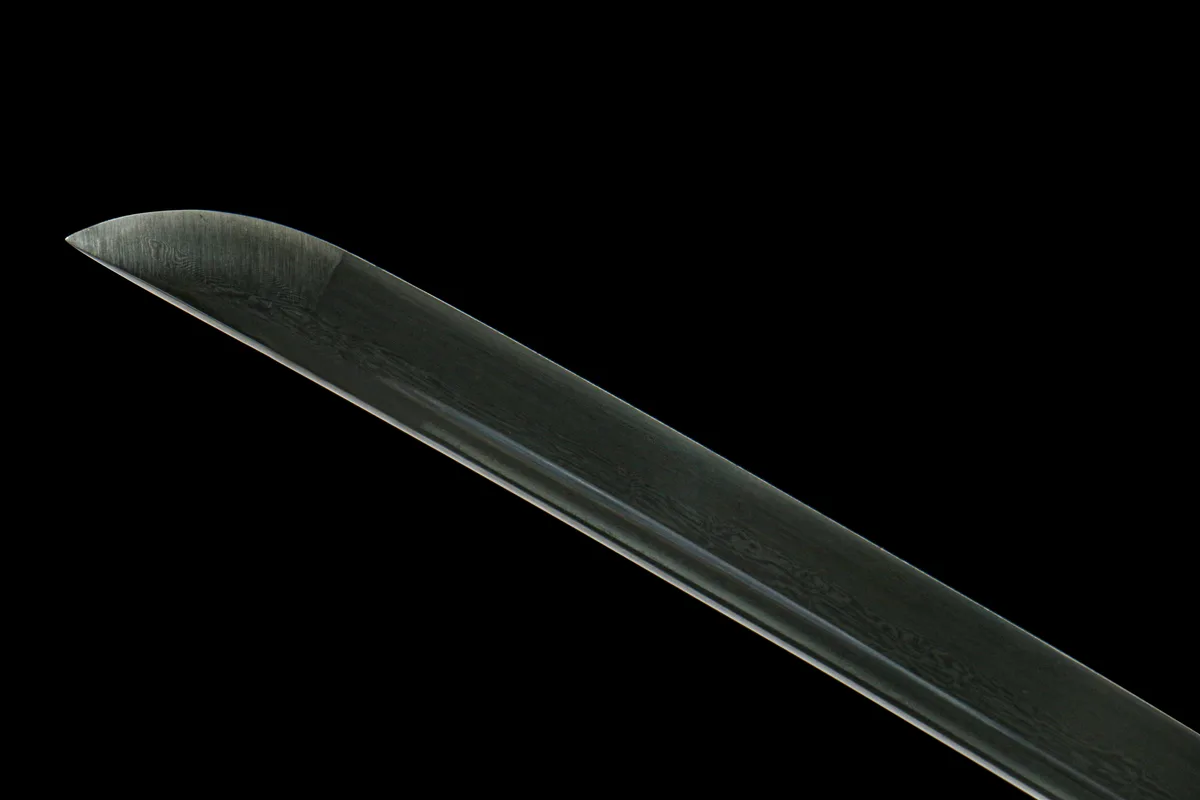 Fegefeuer-Ader - Handgeschmiedetes Katana aus Damaskusstahl - Image 12