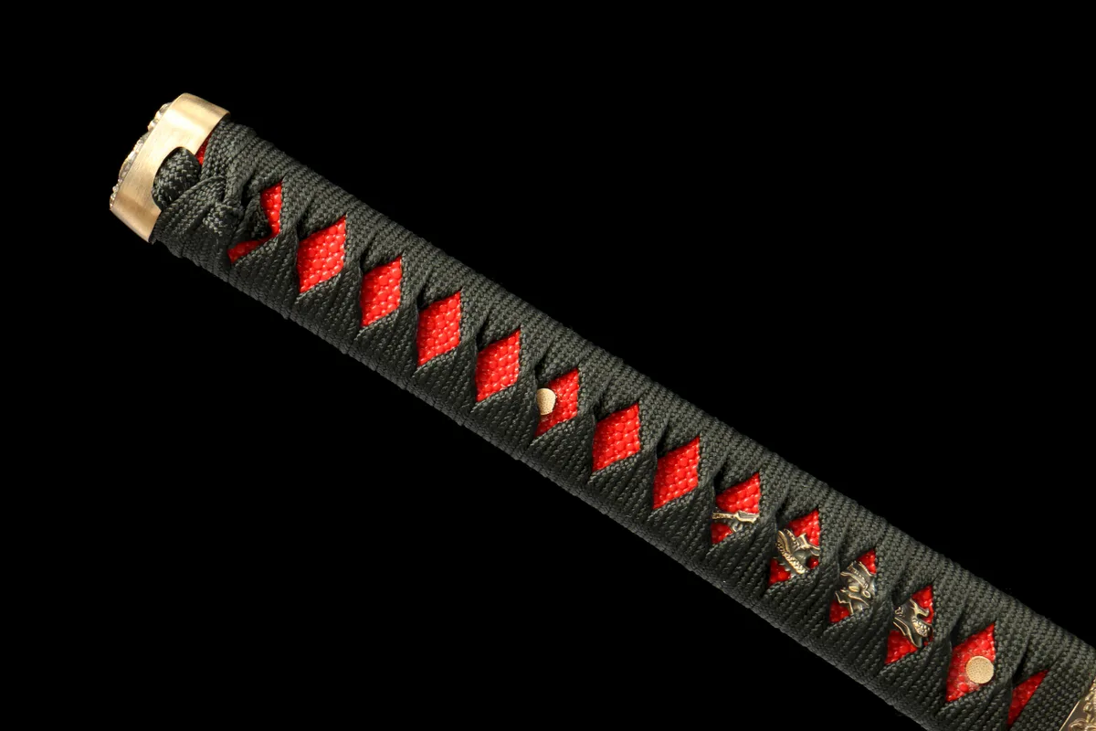 Fegefeuer-Ader - Handgeschmiedetes Katana aus Damaskusstahl - Image 11