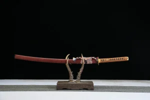 Flammenschneide - Handgeschmiedetes Katana aus Damaskusstahl